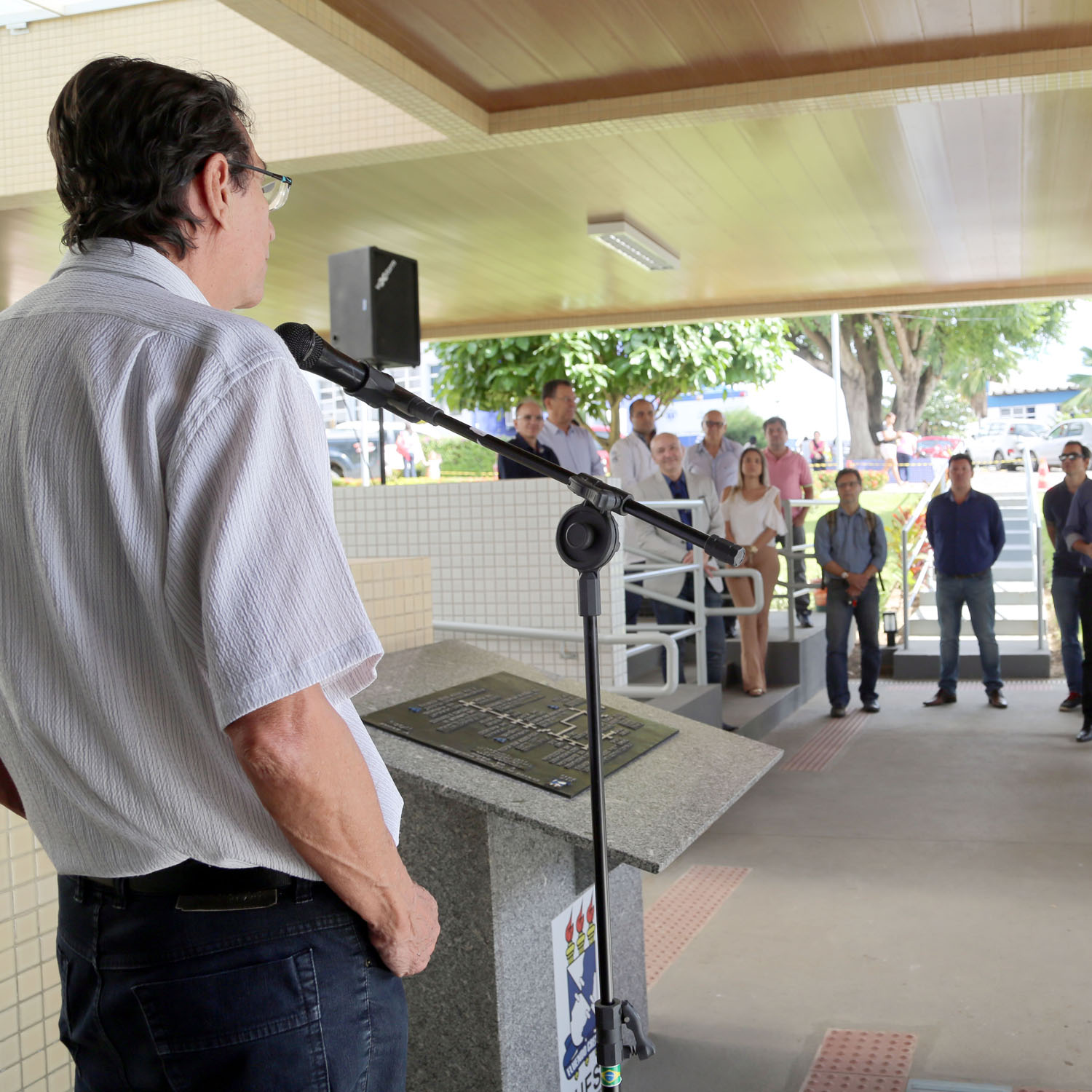 "É um sonho a conclusão dessa reforma, esse prédio passa a ser um excelente local para o desempenho das atividades a que se propõe”, disse o atual diretor do CCBS Antônio Paixão. (foto: Schirlene Reis-Ascom/UFS)