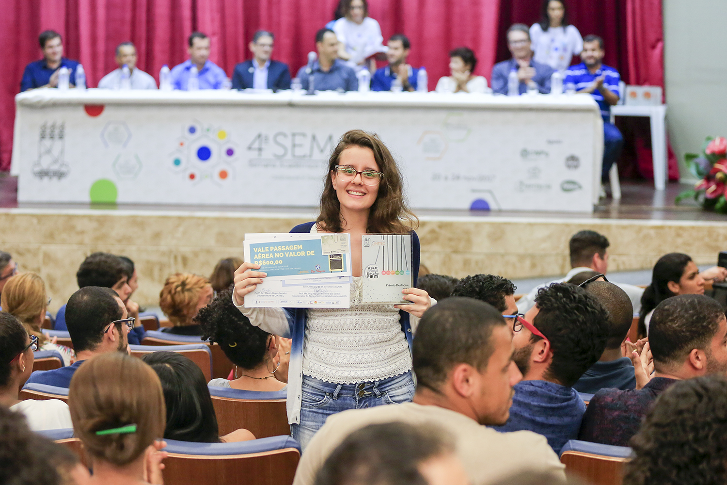 Graziella Bedenik Oliveira, de Engenharia Eletrônica, conquistou o primeiro lugar no Sebrae Experience – Desafio Pibiti.