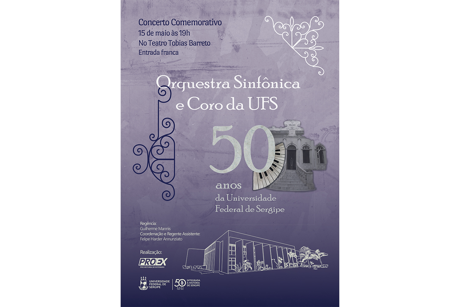 15 de maio de 2018: 50 anos da UFS. 