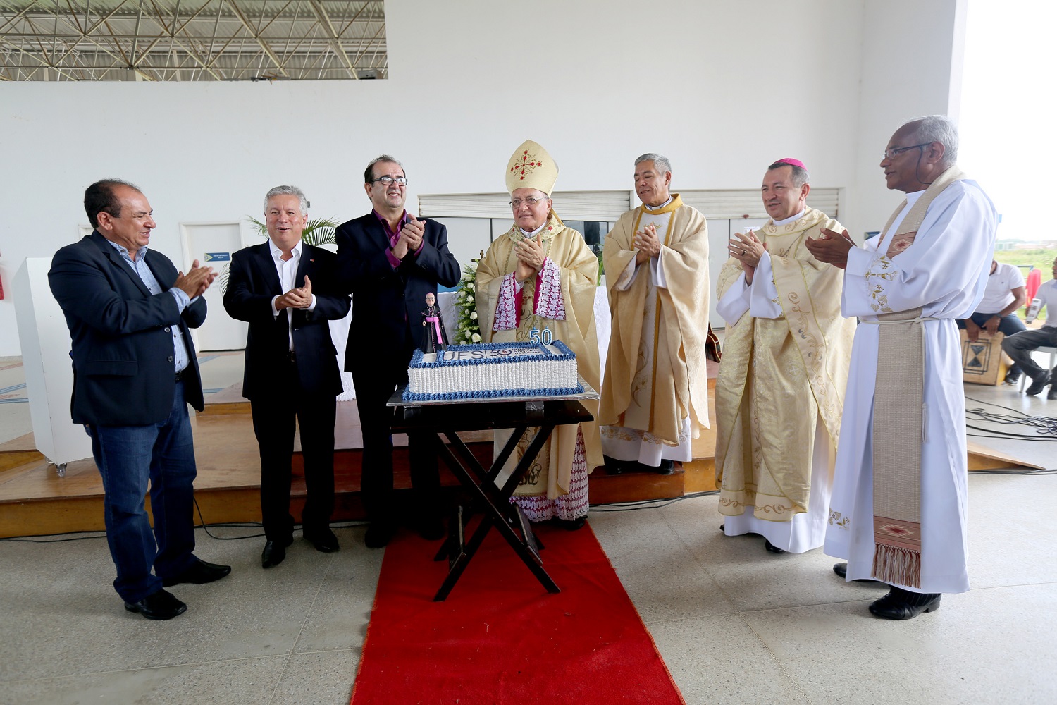 Missa foi realizada no campus de Lagarto. (foto: Schirlene Reis/ Ascom UFS)