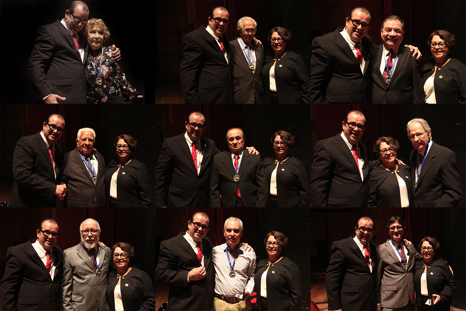 31 nomes receberam medalha por terem contribuído para a construção da universidade. (fotos: Adilson Andrade/Ascom-UFS)