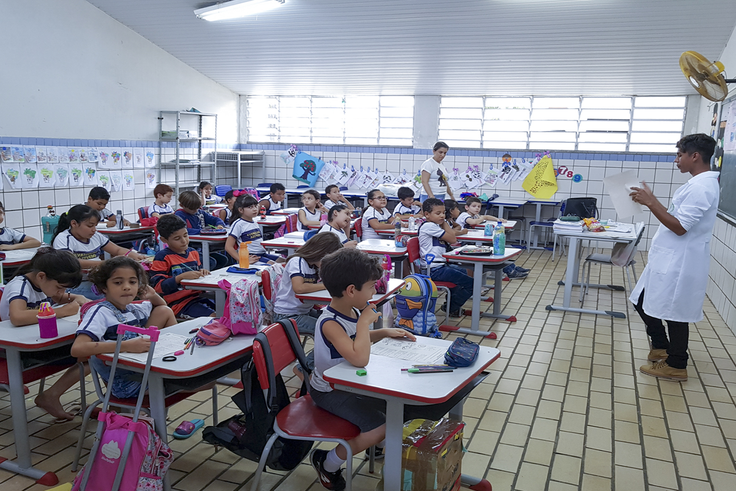 Projeto foi desenvolvido em escolas do ensino fundamental de Nossa Senhora da Glória. (fotos: arquivo pessoal)