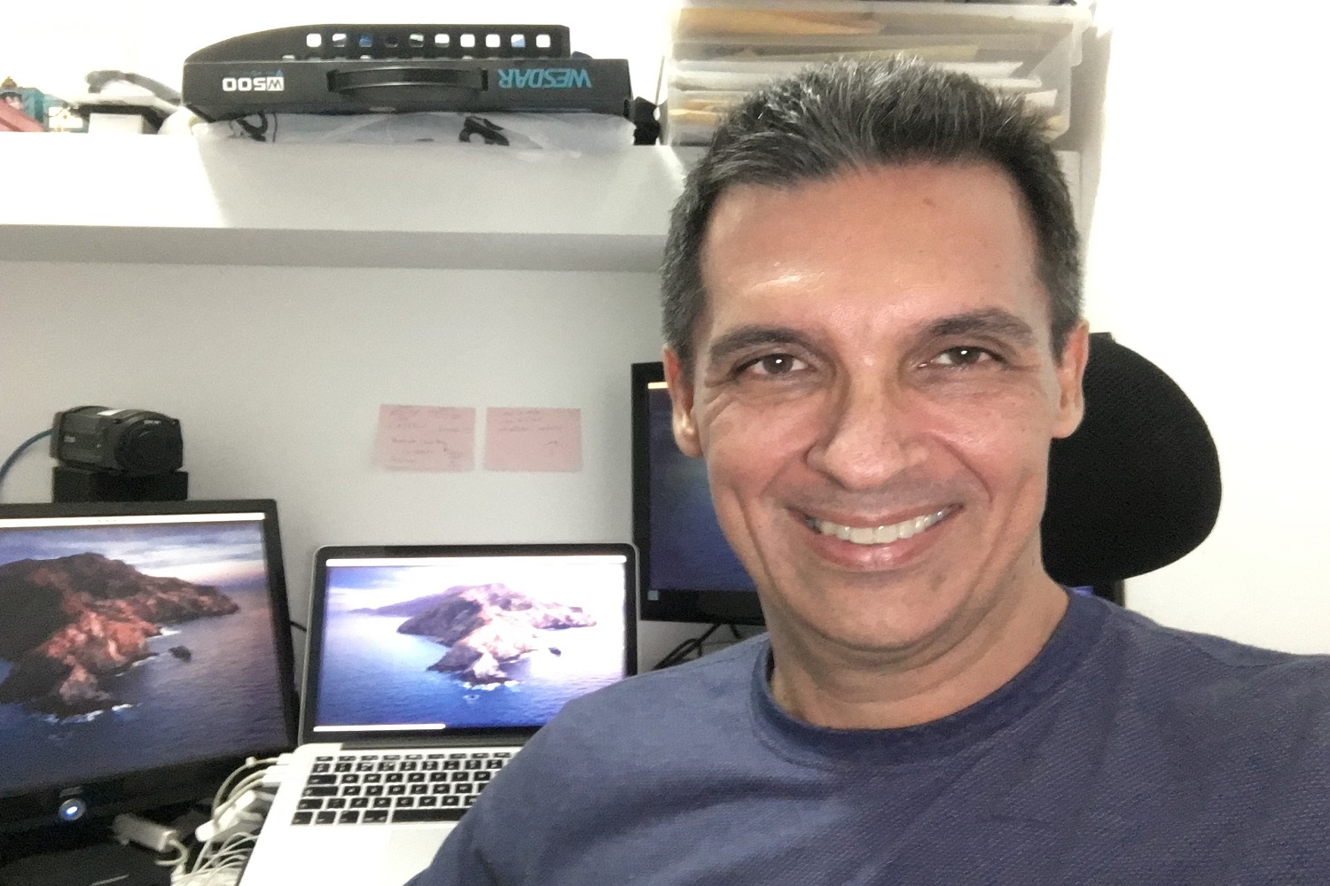 Coordenador de dois projetos da área da Robótica, o professor Eduardo Oliveira Freire está contando com sistema inteligente para execução das suas ações. ( foto: arquivo pessoal)