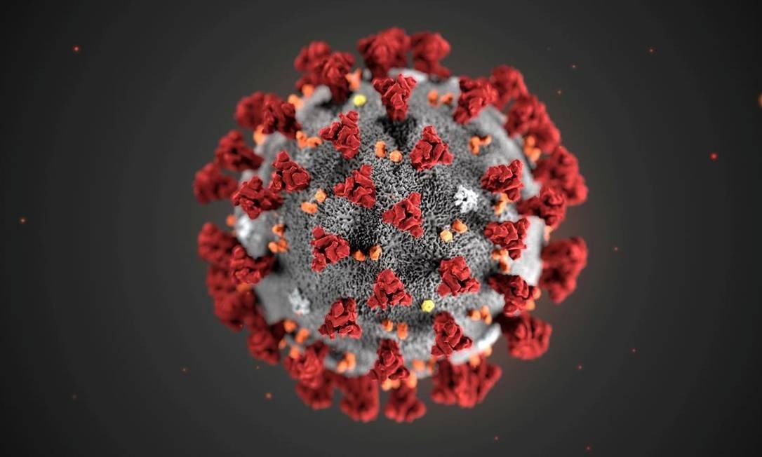 Ilustração médica do novo coronavírus. Foto: Alissa Eckert e Dan Higgins/CDC