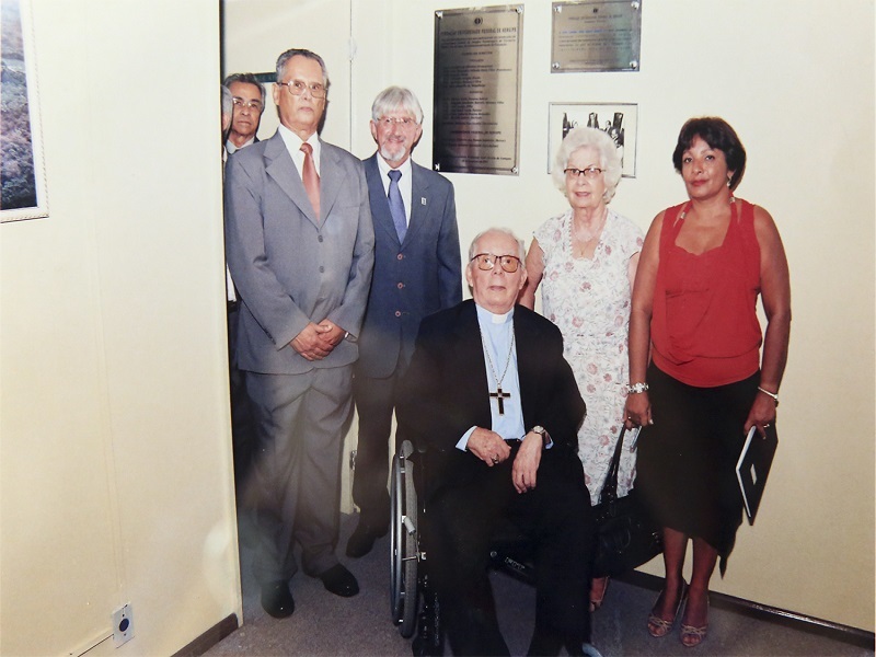 Última vez em que Dom Luciano esteve na UFS, em 2007, por ocasião dos 40 anos do Conselho Diretor (Foto: arquivo da UFS)