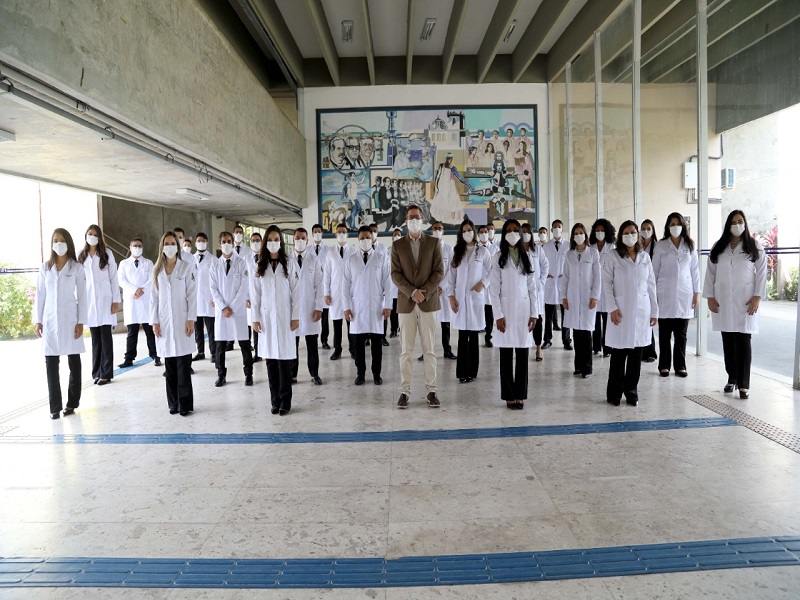 Colação de grau da 4ª turma de Medicina do campus de Lagarto. Foto: Schirlene Reis/Ascom UFS
