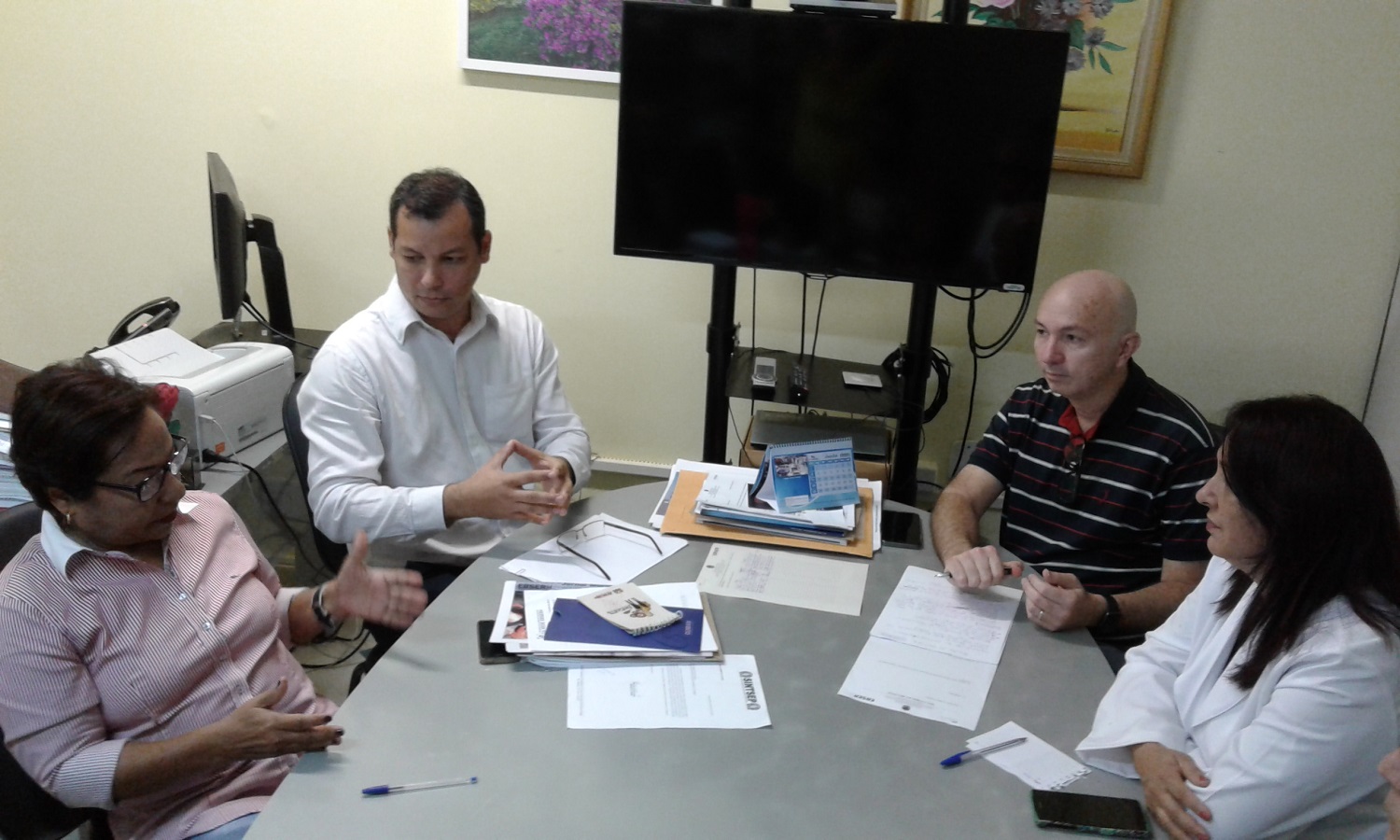 Representantes do Sintsep foram recebidos por membros da gestão do HU