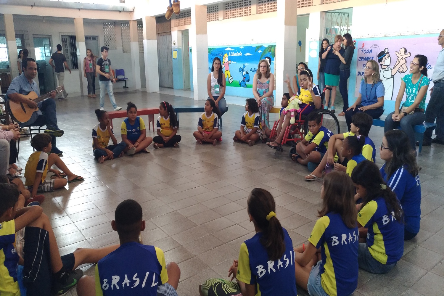 Entidade atende 37 crianças no turno da manhã. (fotos: divulgação Progep/UFS)