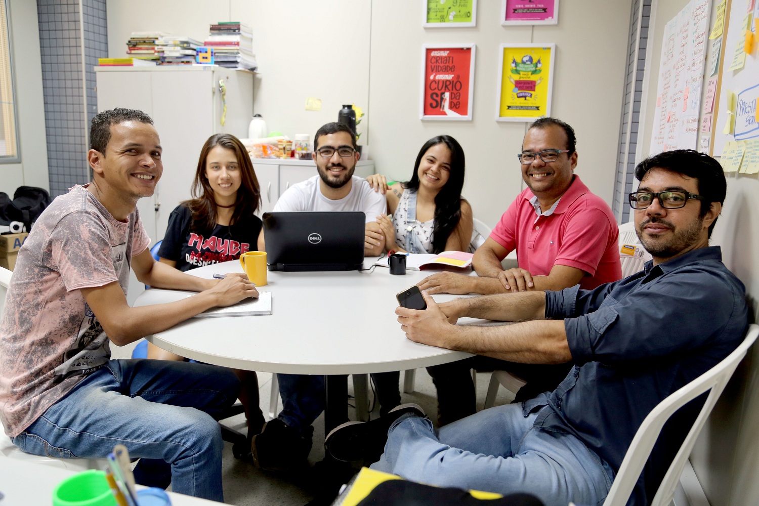 Equipe do Núcleo de Empreendedorismo da UFS. (Foto: Schirlene Reis/Ascom UFS)