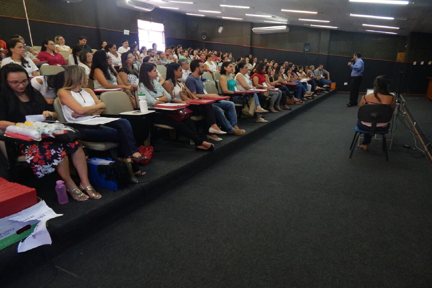 Solenidade de recepção contou com a participação do reitor da UFS e de profissionais do HU. (foto: HU-UFS)