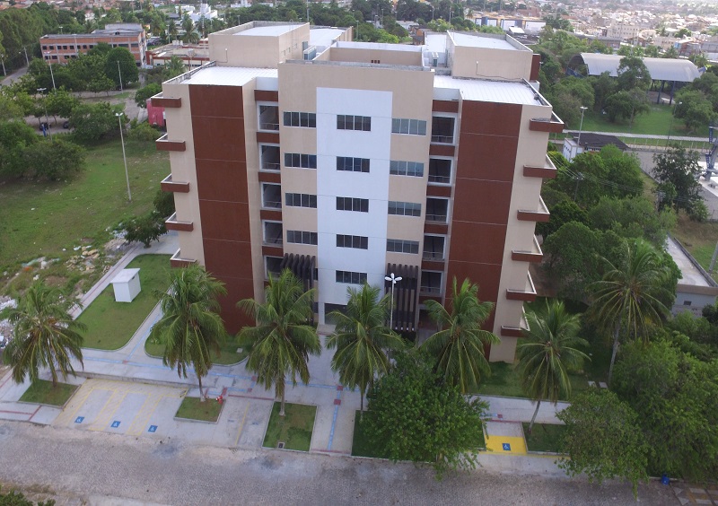 Vista aérea da Didática VII (foto: Divisão de Projetos - Dipro).