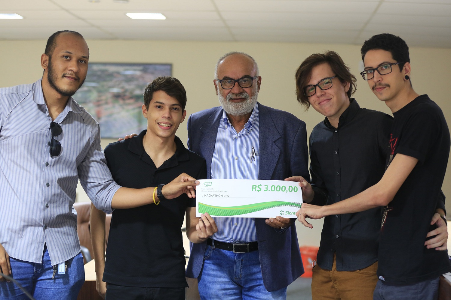 O projeto “Divulgação de Ações e Pesquisas em Andamento no HU e na UFS" ficou em primeiro lugar.