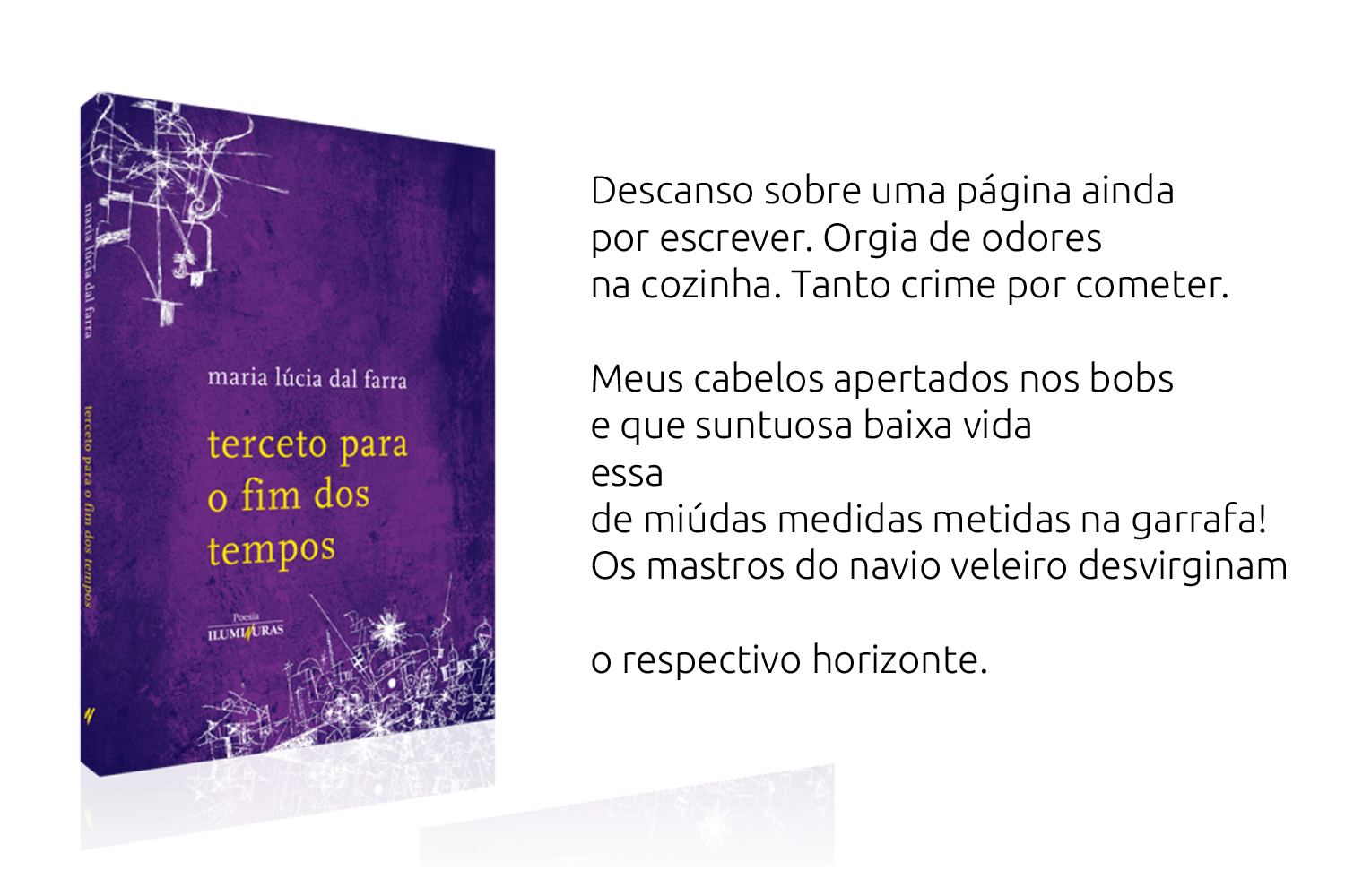 "Neste livro, entro em uma sintonia de dor, angústia, perda, desassossego", explica a autora.