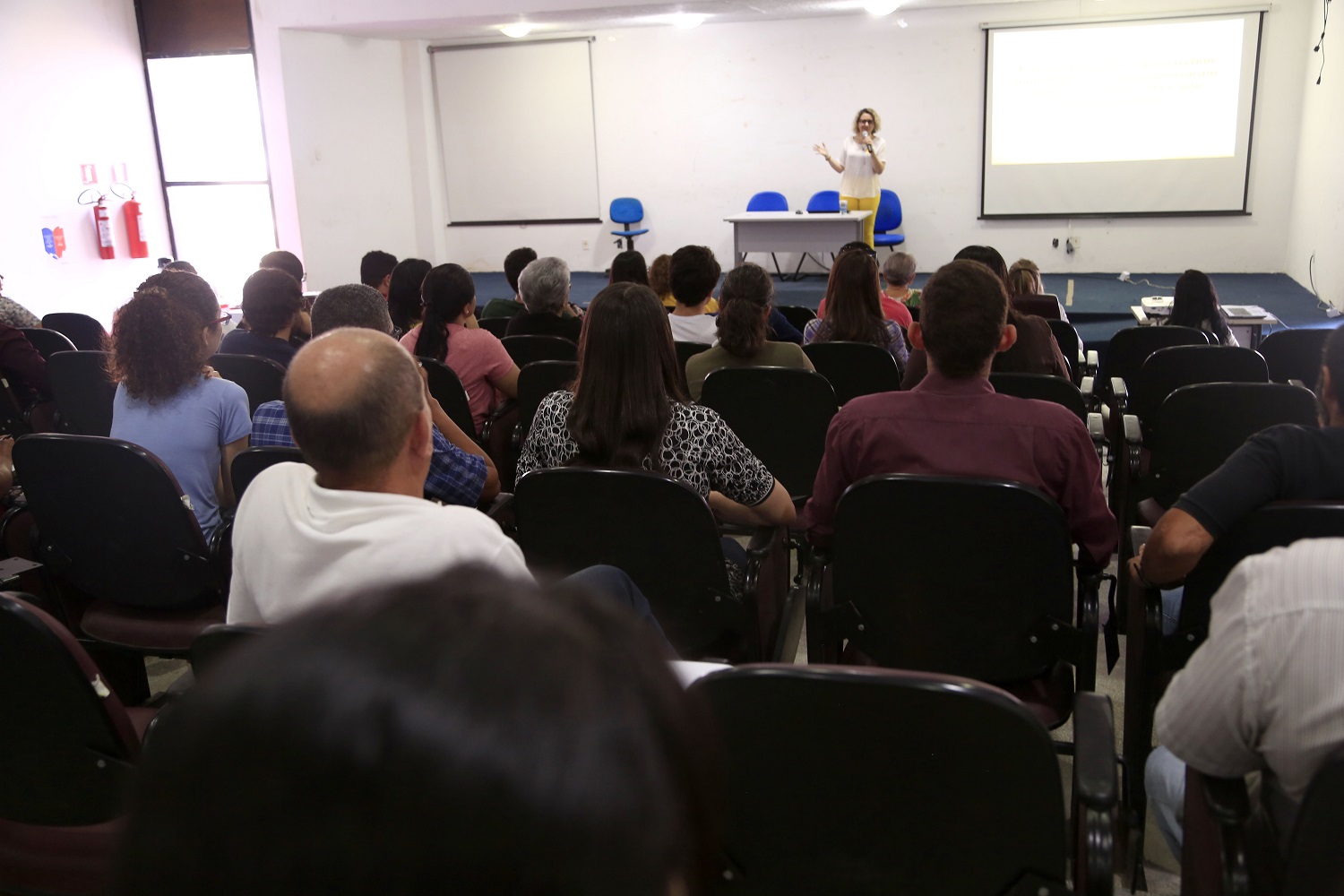 Evento buscou alertar a comunidade universitária e auxiliar as pessoas que não estão se sentindo mentalmente bem. (fotos: Schirlene Reis/Ascom UFS)
