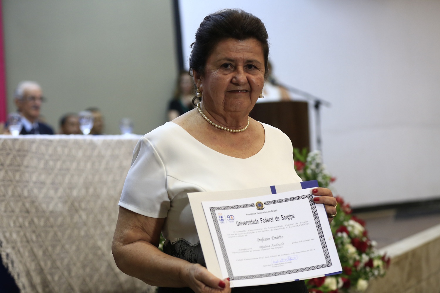 Professor emérito: Djalma Andrade.