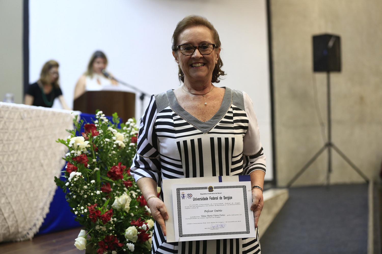 Professor emérito: Tânia Maria Vieira Fortes.