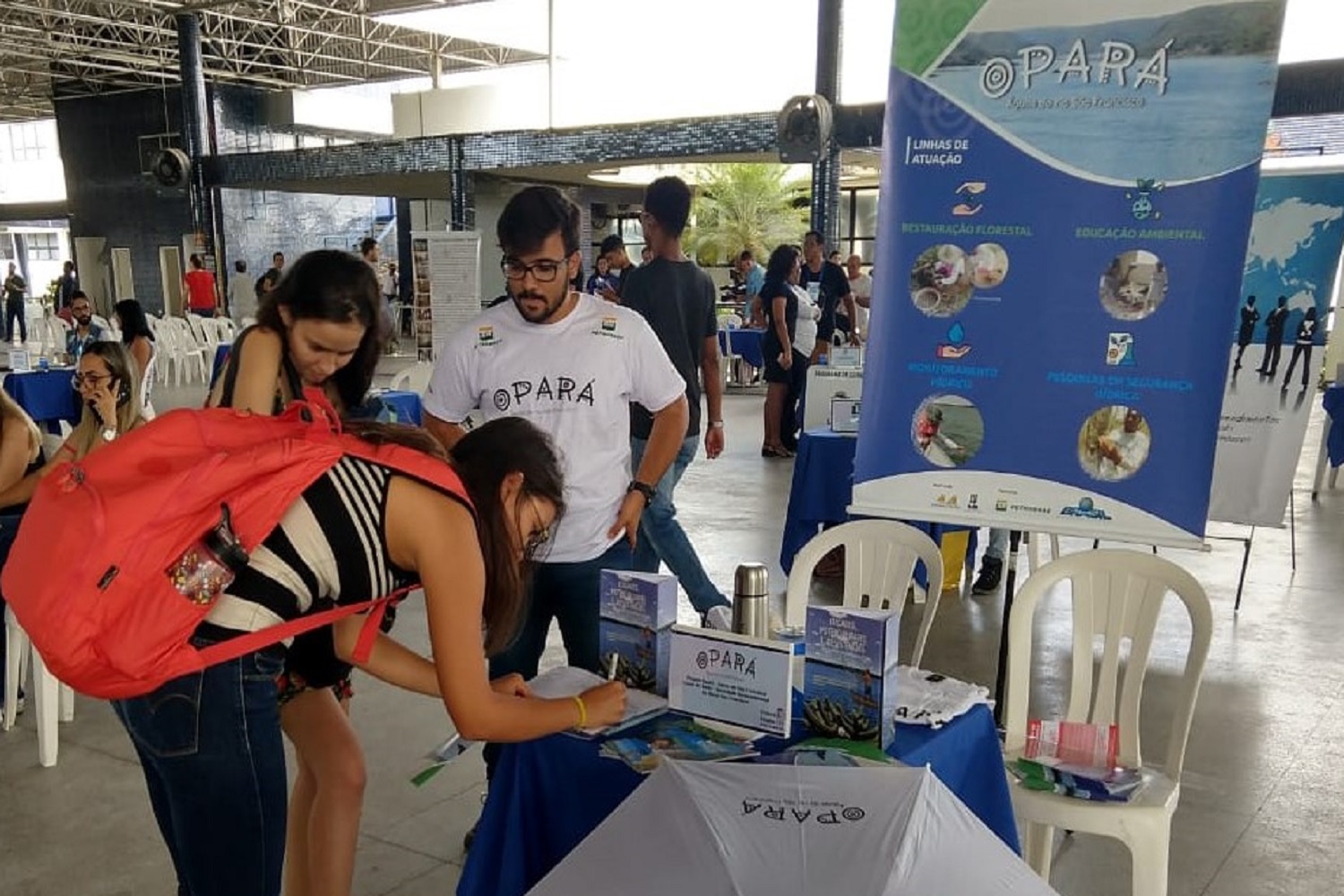 Estandes foram expostos na V Semac com ações do Projeto Opará