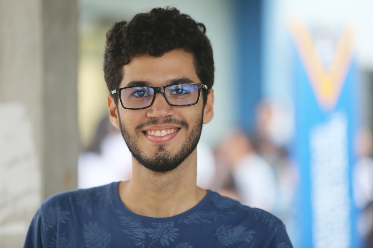 Cleisson Alves, estudante de Cinema e Audiovisual, espera participar de diversas atividades promovidas pelo evento