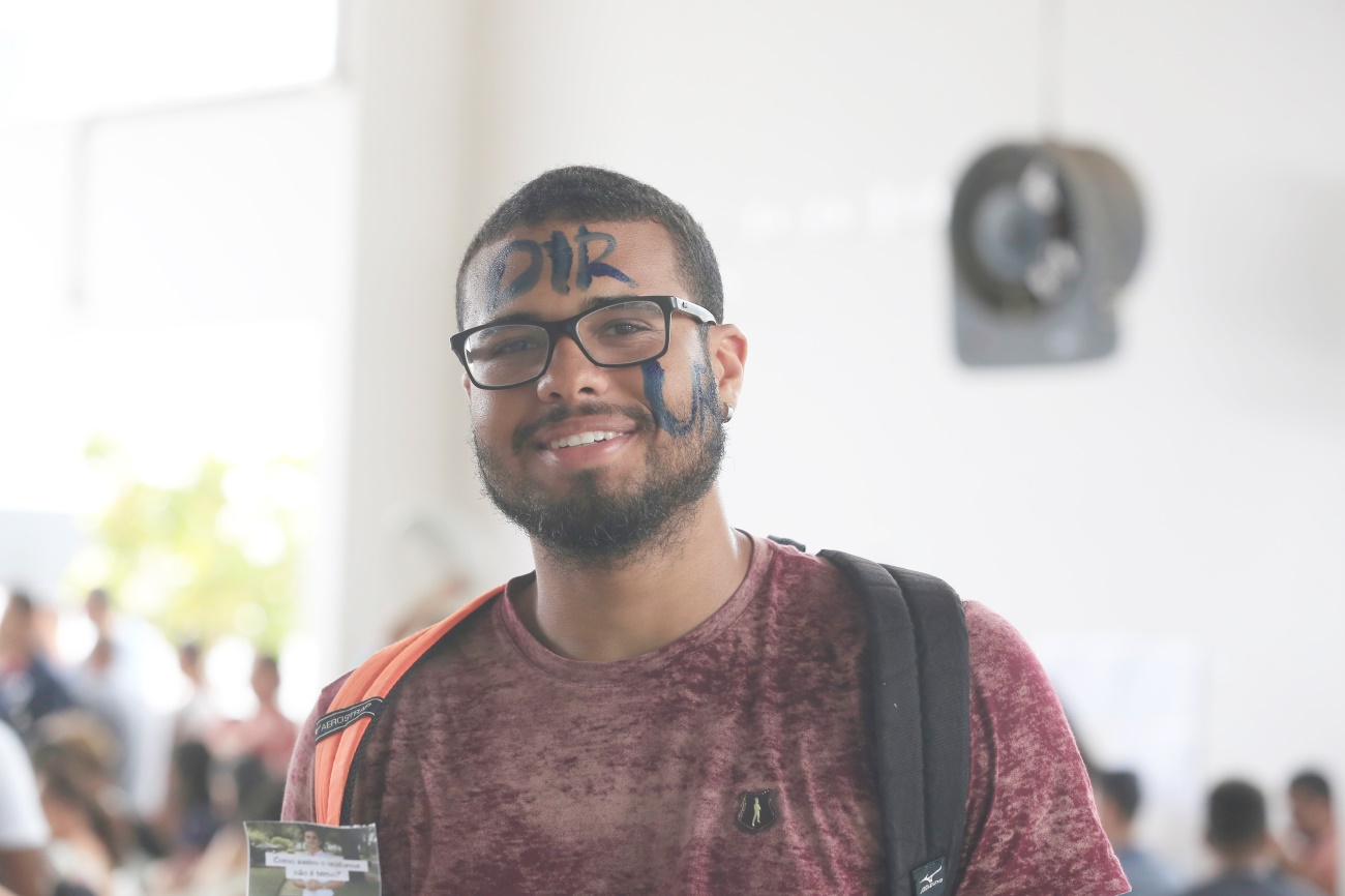 Anthony Markson foi aprovado em 1° lugar no curso de Direito e salienta que a UFS sempre desejou estudar na UFS