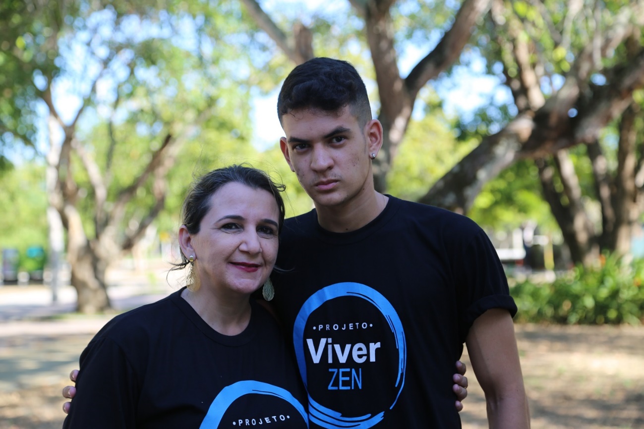 Igor Fernandes é estudante do 2º período de Fisioterapia e entrou no projeto já no início da graduação
