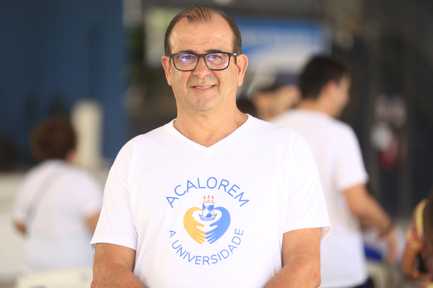 "Falar sobre a universidade e sobre a gestão são os primeiros passos que nós damos para recebê-los”, afirma Angelo Antoniolli, reitor da UFS (fotos: Adilson Andrade/Ascom UFS)