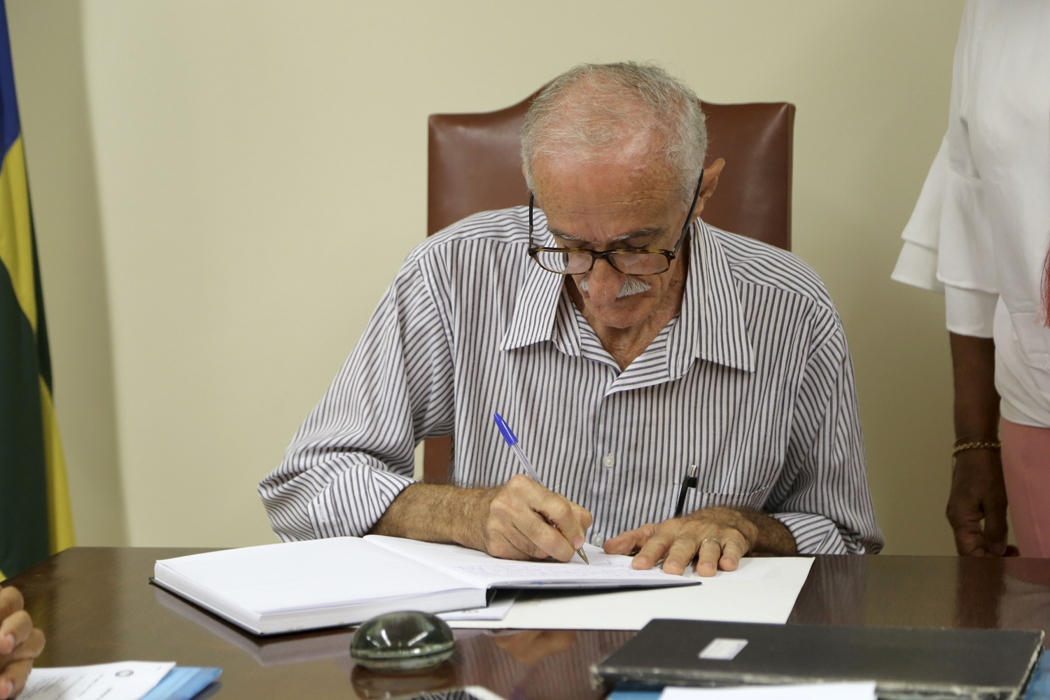 Juviano Borges Garcia tomou posse na presidência do Conselho Diretor para o biênio 2019-2021. (fotos: Schirlene Reis/Ascom UFS)