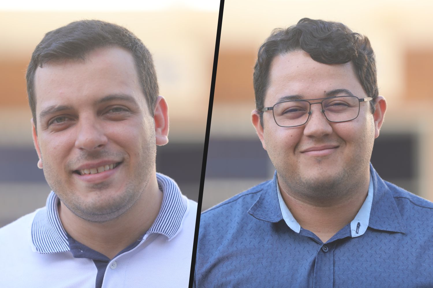 Alexandre Sá (esq.) e Wesley Oliveira Souza formam a equipe responsável pela disponibilização do pacote Office 365. (Fotos: Paulo Marques Ascom/UFS)