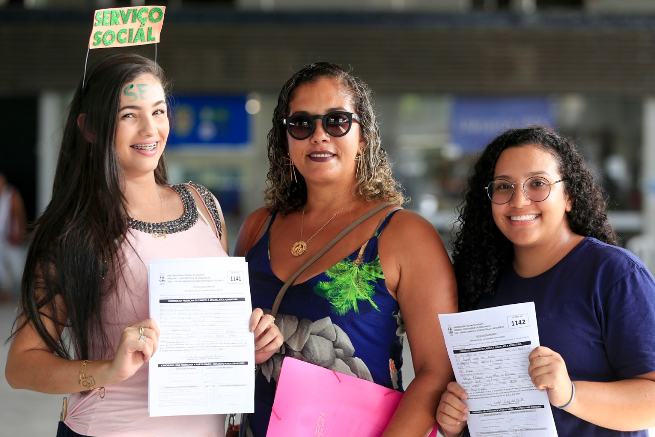 Pré-matrícula da lista regular ocorreu até hoje, 4. (fotos: Adilson Andrade/Ascom UFS)