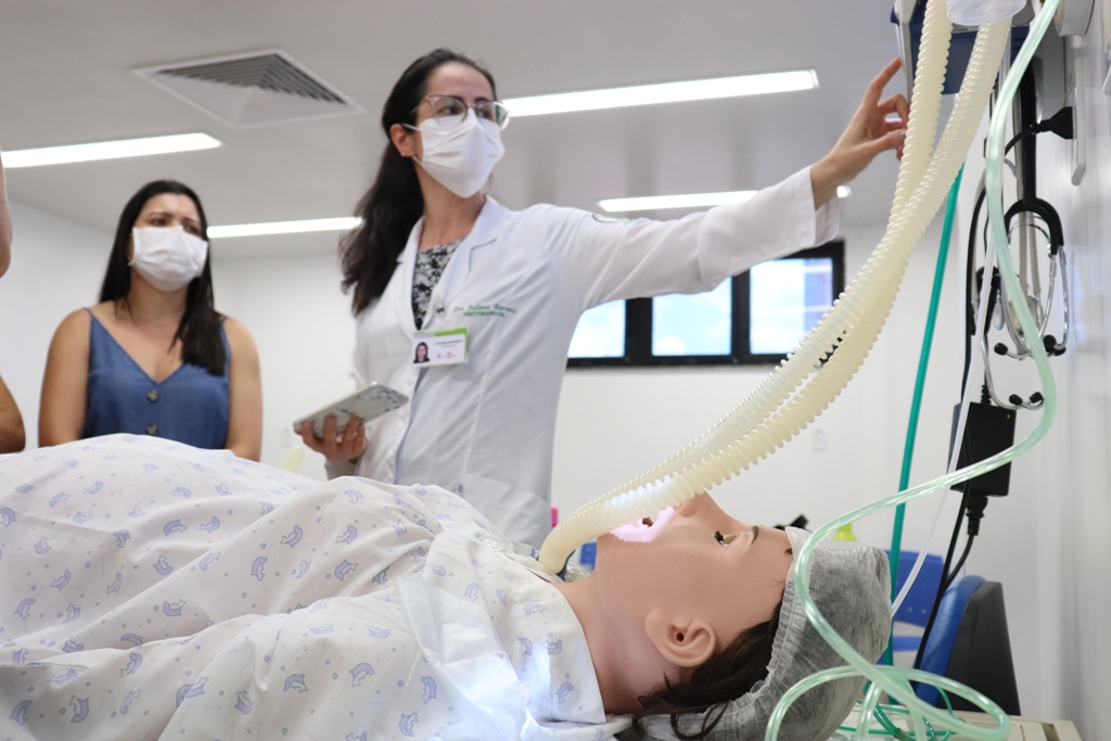 Estrutura do Centro de Simulações da UFS possibilita capacitações. Foto: Josafá Neto