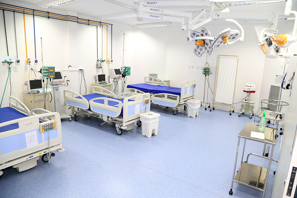 HU abre leitos exclusivos para pacientes com covid-19. Foto: Sérgio Silva/SMS