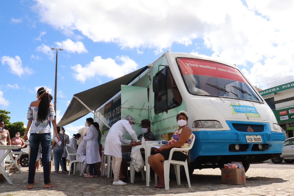 Projeto de testagem da UFS já atendeu quase 4 mil pessoas. Foto: Josafá Neto