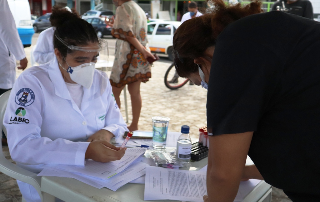 Força-tarefa realizou mais de 3 mil testes em dez cidades. Foto: Josafá Neto