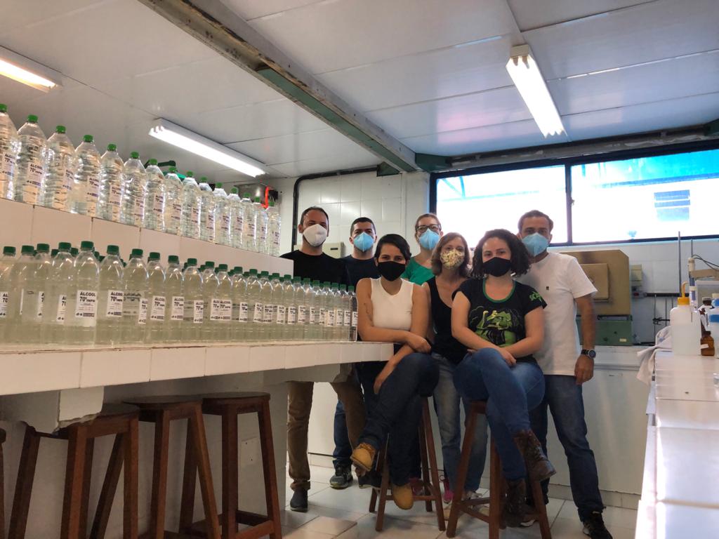 140L do produto foram entregues para o município de Areia Branca. (foto: Arquivo pessoal)