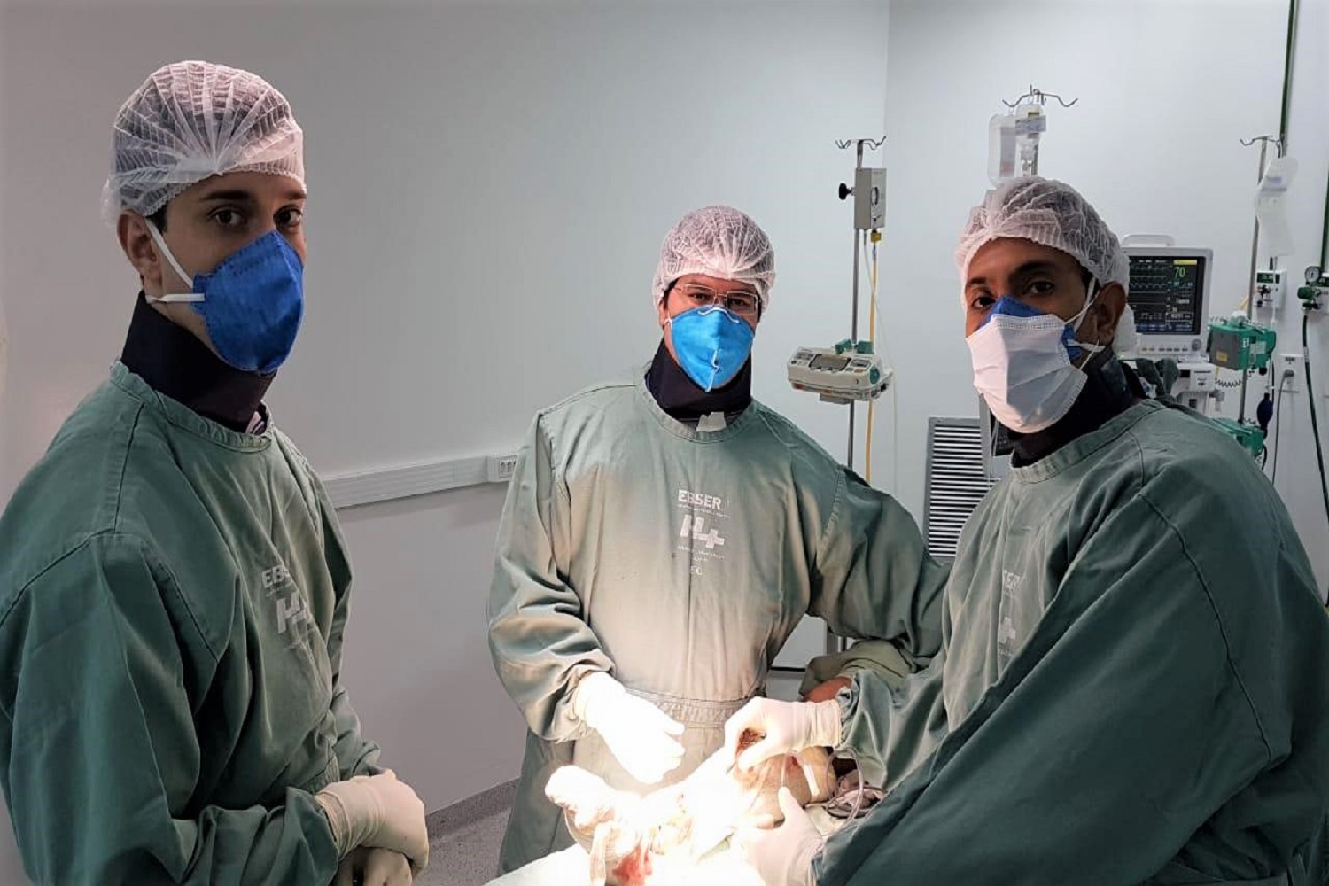 Equipe do setor de ortopedia do Hospital Universitário de Lagarto