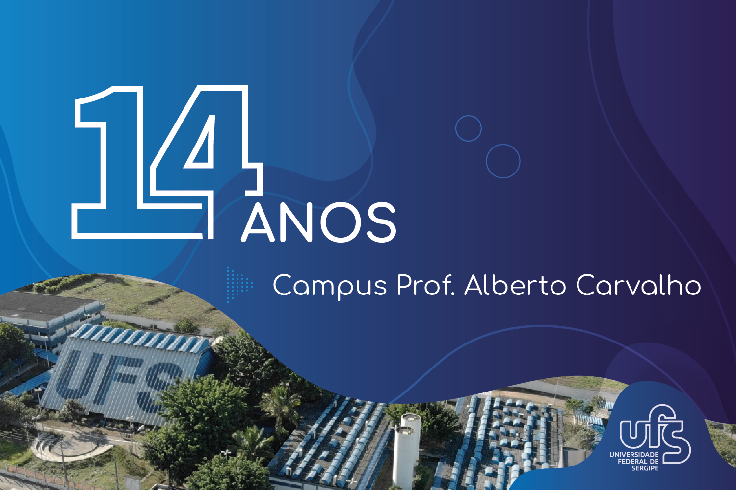 O campus de Itabaiana foi inaugurado em agosto de 2006. (Arte: Rafael Jesus/bolsista Ascom UFS)