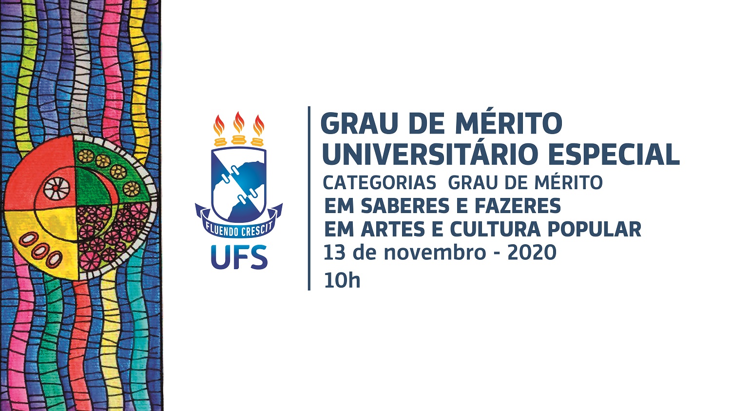 Cerimônia será transmitiva na sexta-feira, 13, às 10h pelo canal da TV UFS no YouTube