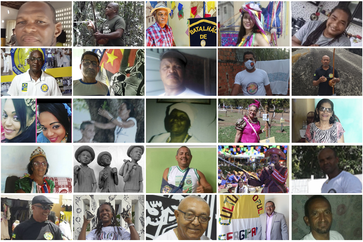O grau será concedido a 47 mestres aprovados em Saberes e Fazeres e Artes e Culturas Populares. (fotos: arquivos pessoais)