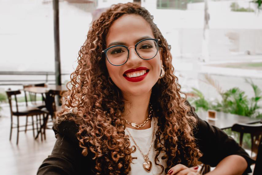 A ex-aluna Jéssica Oliveira participou do projeto e compartilhou experiências do mercado de trabalho
