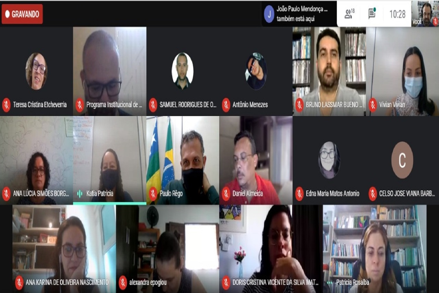 Reunião contou com a participação de coordenadores do Pibid e Niueb. (foto: divulgação) 