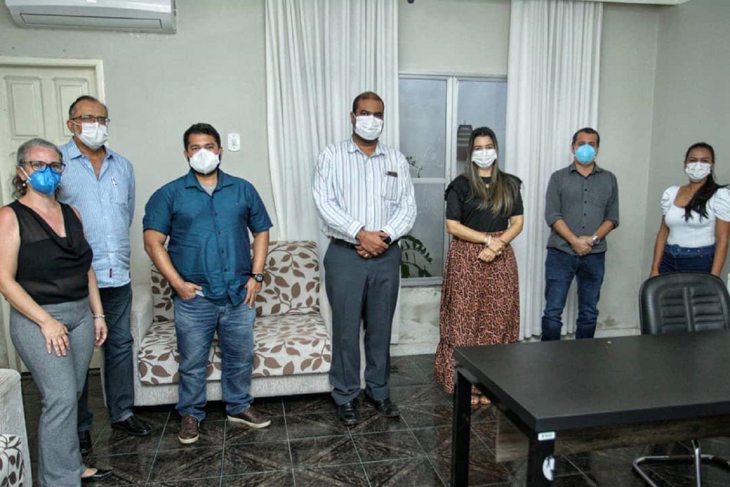 Encontro na Prefeitura de Nossa Senhora da Glória. (fotos: Prefeitura de Glória)