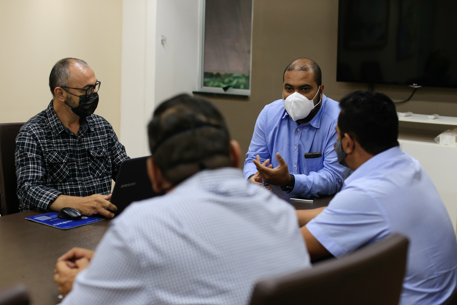 Projeto “É de Sergipe” foi apresentado ao reitor da UFS, Valter Santana. (fotos: Adilson Andrade/Ascom UFS)