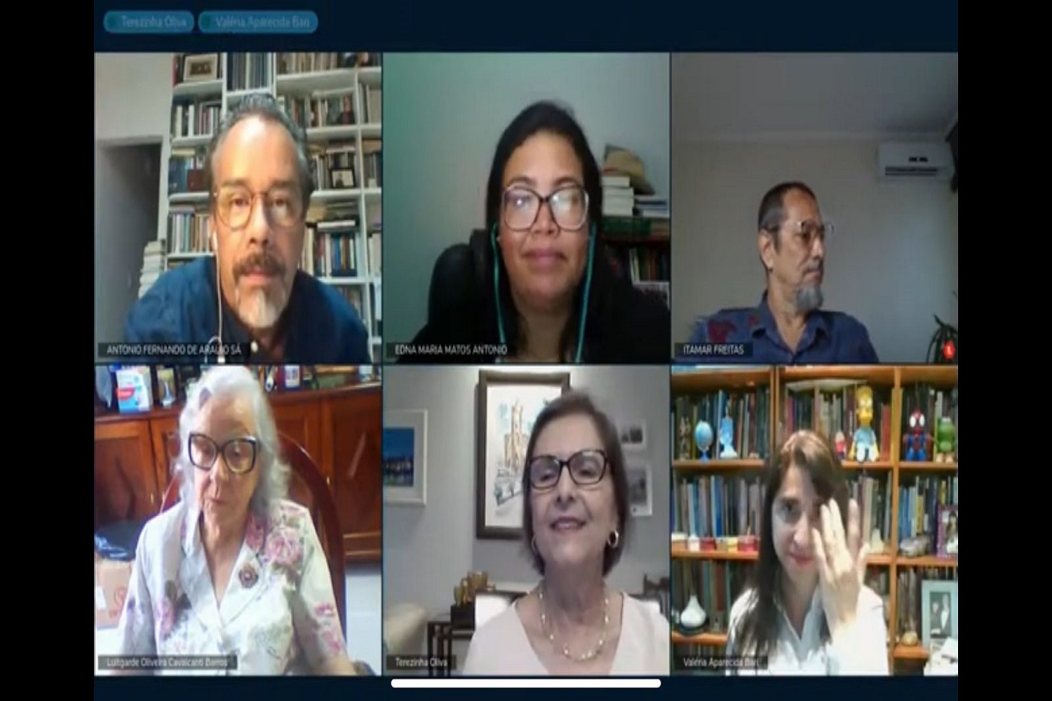 Evento foi transmitido pela TV UFS no YouTube. (foto: reprodução)