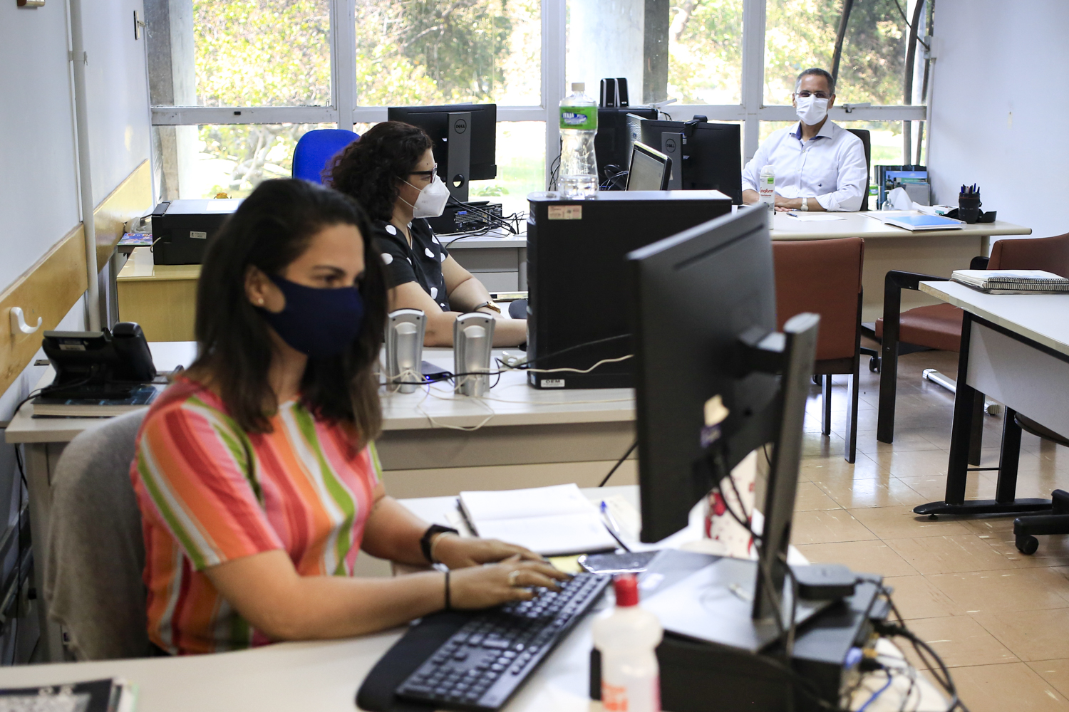 Plano de Retomada: servidores voltam às atividades presenciais (Foto: Adilson Andrade / Ascom UFS)