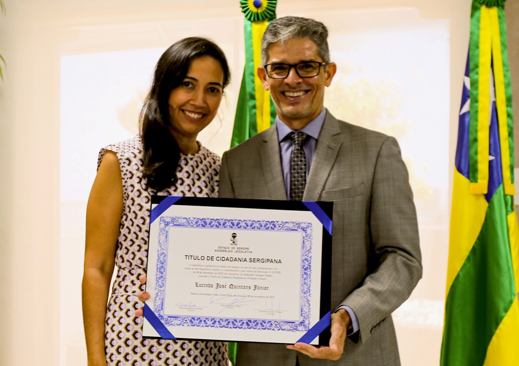 Lucindo Quintans e Jullyana Quintans, ambos os docentes atuam no Departamento de Fisiologia