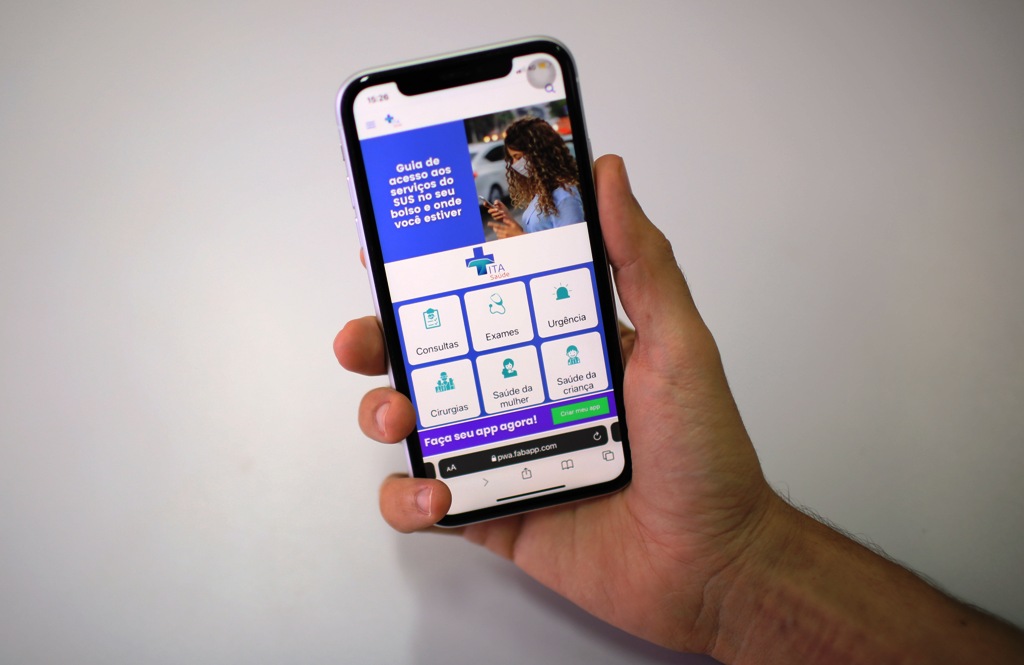Aplicativo ItaSaúde integra usuários aos serviços de saúde a nível local. Foto: Pedro Ramos/Ascom UFS