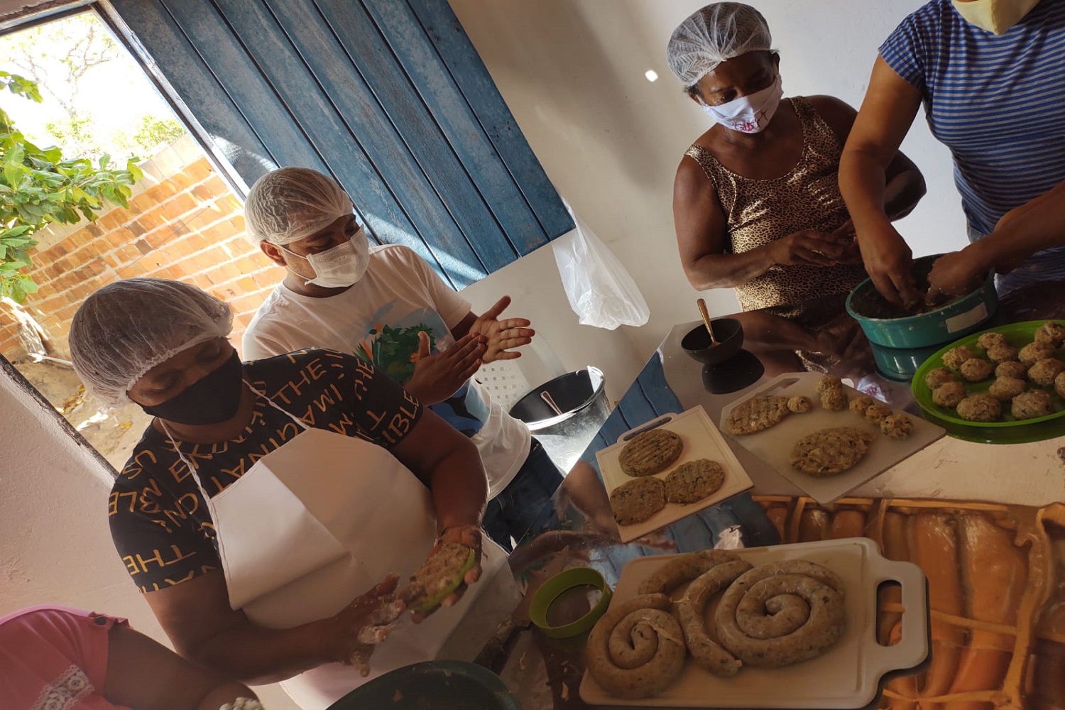 Beneficiamento dos produtos.