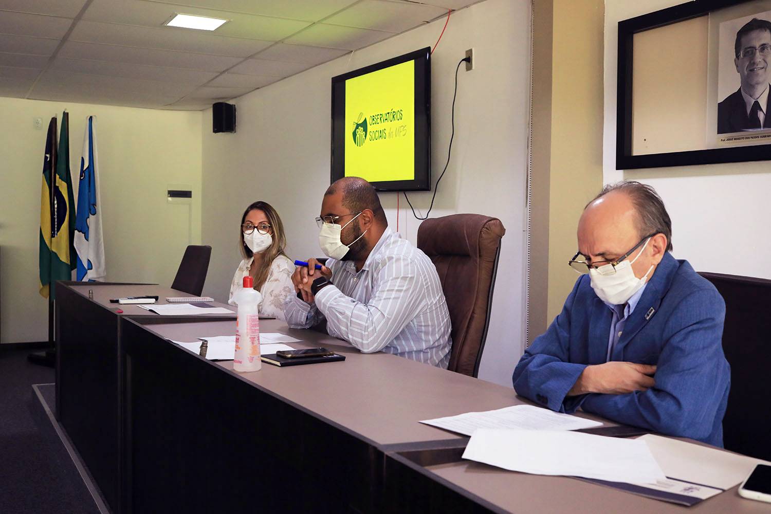 “Por meio do Conselho dos Observatórios, temos os setores mais integrados para que sejamos mais efetivos no atendimento das demandas trazidas pela sociedade", pontua o reitor Valter Santana (Fotos: Pedro Ramos/AscomUFS)