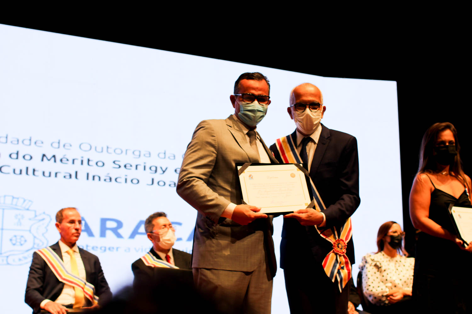 Foi concedida ao professor José Augusto a Medalha Ignácio Barbosa