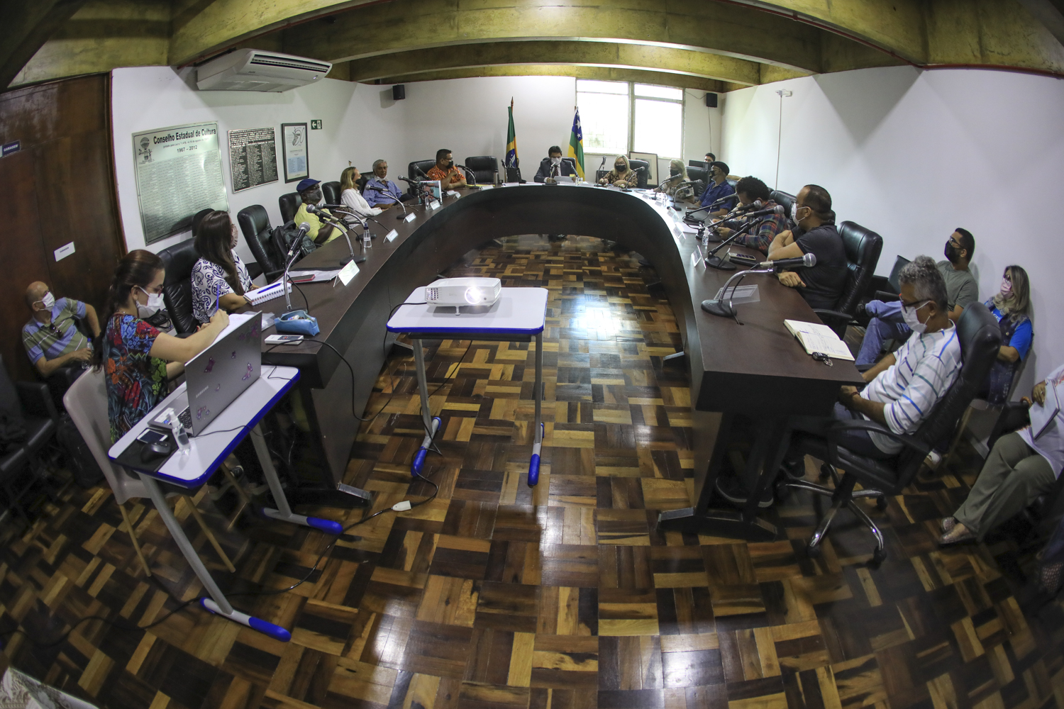 Reunião do Conselho Estadual de Cultura aconteceu na Biblioteca Pública Epifânio Dória (Fotos: Adilson Andrade/Ascom UFS)