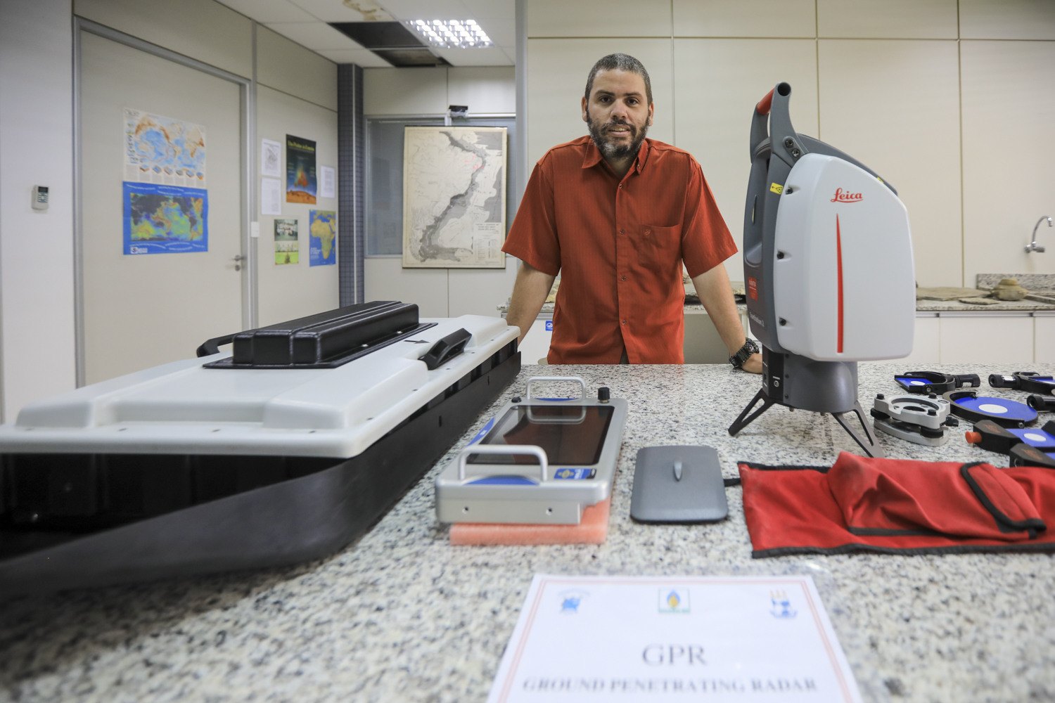 Júlio César Soares é pesquisador do Laboratório de Progeologia. Foto: Adilson Andrade/Ascom UFS